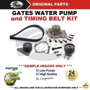 GATES WATER PUMP & TIMING BELT KIT for VOLVO S80 I 2.4 Bifuel LPG 2001-2006 - Picture 1 of 7