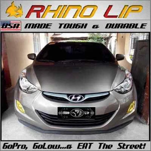 RhinoLip® Fits: Elantra Sonata Accent Pony EON Flexible Rubber Chin Lip Splitter - Picture 1 of 12
