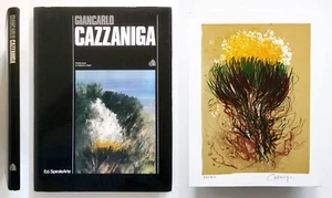 Giancarlo Cazzaniga Lithographie signiert und nummeriert Ed. Spirale Arte Milano 1987 - Bild 1 von 9