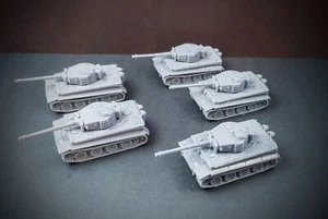 HO Skala Deutscher Tigerpanzer X5 1/87 Maßstab Miniaturen - Bild 1 von 7