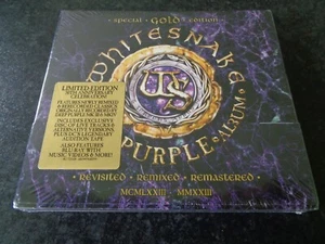 WHITESNAKE THE PURPLE ALBUM LTD SPECIAL GOLD EDITION 2CD+BLU-RAY 2023 RHINO NEW - Picture 1 of 3