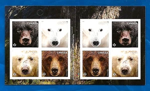 BEARS CANADA Canadian 'P' postage stamps souvenir booklet MNH - Picture 1 of 2