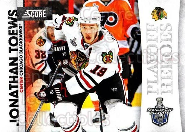 2010-11 Score Playoff Heroes #25 Jonathan Toews - Image 1 of 1