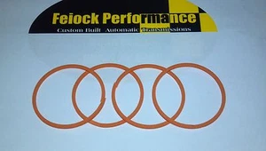 TH400 4L80E Teflon Center Support Ring Kit - 4 Split Rings - USA Shipping - Picture 1 of 1
