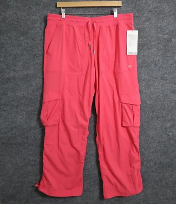 Pantalones Lululemon Mujer XL Rosa 32" Baile Studio Calce Relajado MR Pantalón Carga Nuevo con Etiquetas Foto 1 de 4