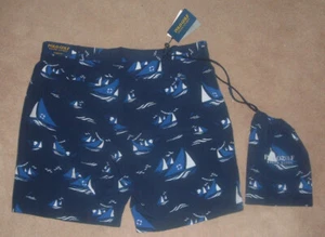 NWT Ralph Lauren Polo Monaco Club Golf Shorts Sz 36 Yacht Sailboat $125 + Bag - Picture 1 of 6