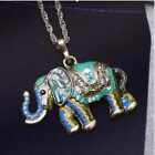 Fashion Cloisonne Elephant Color Pendant+Free Chain Chakra Jewellery Choker
