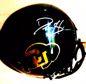 DEION SANDERS Colorado Buffaloes SIGNED Full Size Helmet BECKETT 2024 - Picture 1 of 5
