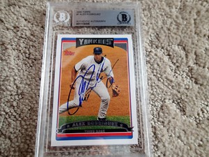 2006 TOPPS #1 Signed ALEX RODRIGUEZ Autograph BECKETT SLAB NY YANKEES AROD