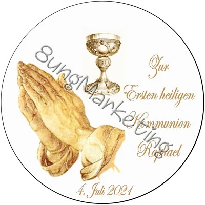  Tortenaufleger Tortendeko Kommunion/Firmung/Konfirm etc Tortenbild Fototorte   - Bild 1 von 3