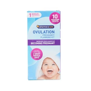 Pharmacy Care 10+1 test 10-day pregnancy planning kit OVULATION FERTILITY - Picture 1 of 6