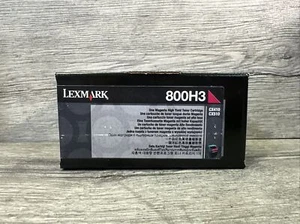 NEW Genuine - LEXMARK 80C0H30 800H3 MAGENTA TONER CARTRIDGE - #N3-14 - Picture 1 of 5