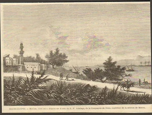 IMAGE 1888 ENGRAVING LIBAN LEBANON MINIEH - Picture 1 of 1