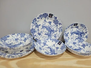 Vajilla de porcelana Royal Wessex Blue Peacock - Imagen 1 de 7
