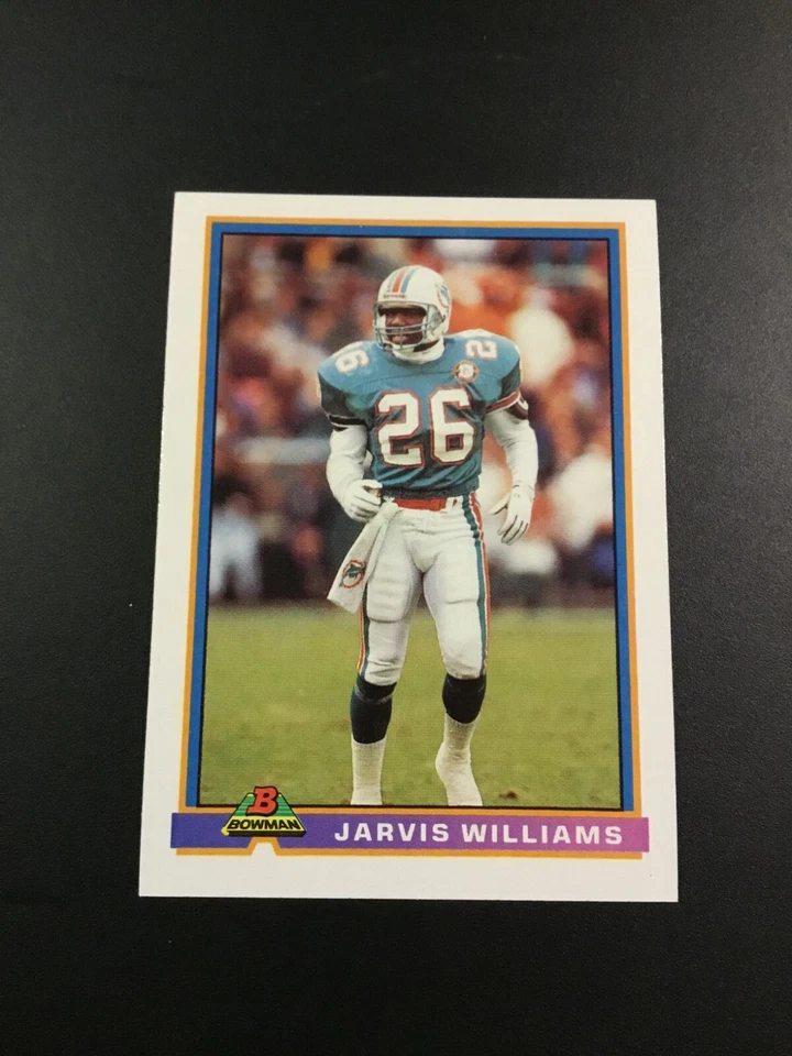 1991 Bowman # 294 JARVIS WILLIAMS Safety Miami Dolphins Sweet Look !  - Image 1 of 1