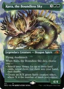Kura, the Boundless Sky *Borderless* | NEO Kamigawa: Neon Dynasty | NM MTG - Picture 1 of 1