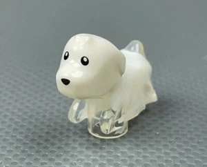 LEGO Ghost Dog Spencer Marmorizzato Bianco Trans Lato Nascosto Chiaro 70419 70430 - Foto 1 di 11