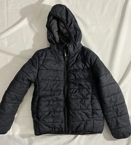Cat & Jack Boys Winter Puffer Jacket Size XS Black - Picture 1 of 5