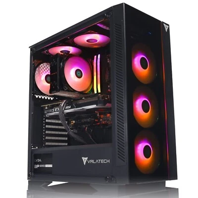 VRLA Tech Gaming PC Ryzen 5 7600 GeForce RTX 5070 32GB DDR5 - Image 1 of 2