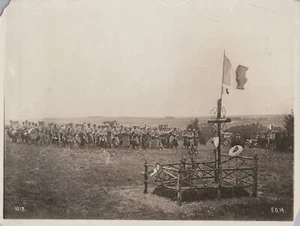 WW1 AEF Signal Corps French Ceremony Hero of France 1917 - Original Photo - Picture 1 of 2