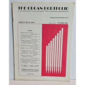 The Organ Portfolio Vol. 50 No. 1 October 1986 Thanksgiving/Christmas Issue - Picture 1 of 2