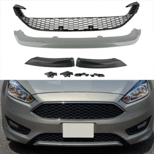 Parrilla inferior con 3 labios delanteros cubierta de parachoques delantero para Ford Focus 2015 2016 - Imagen 1 de 8