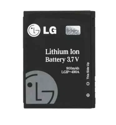 Batería de iones de litio de repuesto genuina original OEM LG LGIP-490A 3,7 V 900 mAh Foto 1 de 3