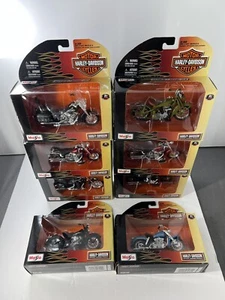 Lot Maisto Harley-Davidson 2010 Die-cast Motorcycle Series 24 27 28 1:18 Replica - Picture 1 of 5