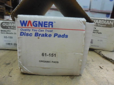 80-81 Fits Mercury Capri Front Organic Disc Brake Pads 61-151  - Image 1 of 3