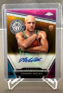2023-24 Topps Chrome Jordan Walsh Gold Refractor RC Auto /50 #CRA-JOW Celtics - Picture 1 of 5