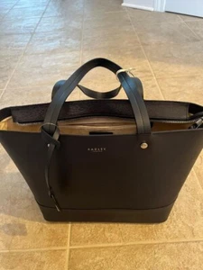 RADLEY LONDON ISABELLA ROAD LARGE TOTE HANDBAG PURSE DARK NAVY BLUE NWT - Picture 1 of 10
