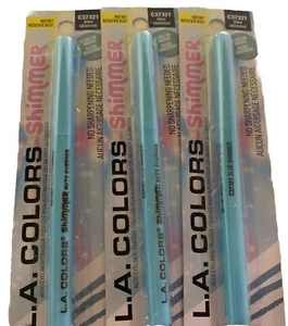 L.A Colors Shimmer Auto Eyeliner C37321 Blue Shimmer Lot Of 3 In Box - Picture 1 of 2