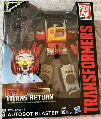 Hasbro Transformers Twin Cast & Autobot Blaster (in Box) - Image 1 of 4