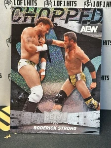2025 UD AEW Metal Universe #CP-17 Roderick Strong Chopped Insert - Picture 1 of 2