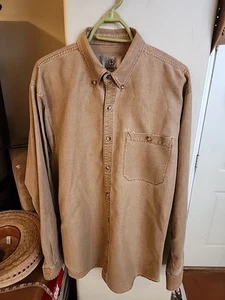 THE TERRITORY AHEAD MENS SILK BLEND SHIRT..LARGE - Picture 1 of 4