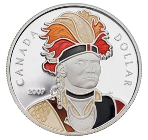 2007 Limited Edition Canada Proof Silver Dollar with Enamel-Effect - Bild 1 von 4