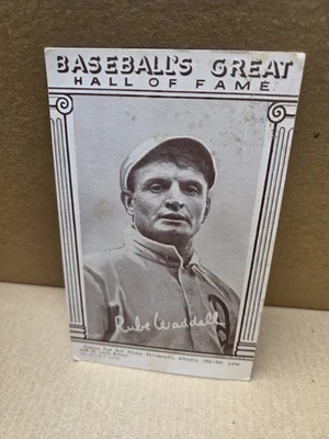 Rube Waddell Baseball's Great Hall Of Fame Exhibit card  - Image 1 of 4