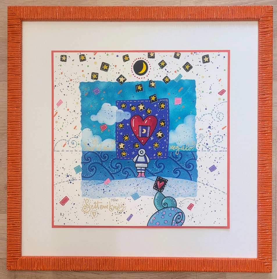 Andrea Agostini   Serigrafia  settembre Pop casa arte quadri arredo - Immagine 1 di 1