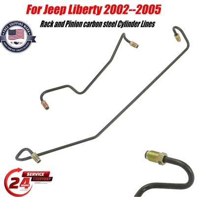 For Jeep Liberty Rack and Pinion Carbon Steel Transfer Lines 2002 2003 2004 2005 Foto 1 de 4