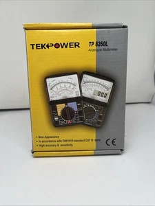 Tekpower TP8260L Analog Multimeter with Back Light, and Transistor Checking Dock - Picture 1 of 6