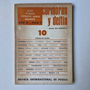 Revista Cormoran y delfin N° 10 - Poetas del Brasil (1965) - Picture 1 of 5