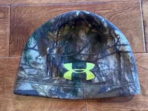 Cappello mimetico Under Armour Scent Control infrarossi Coldgear Beanie Realtree Xtra - Foto 1 di 4