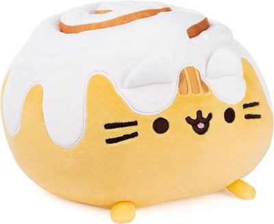 Gund NEW Pusheen CINNAMON ROLL 12-Inch Squisheen Plush Cat Stuffie - Image 1 of 4