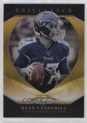 2020 Panini Prizm Brilliance Gold Prizm /10 Ryan Tannehill #6 - Image 1 of 2