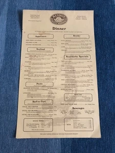 Bandon Boatworks Vintage Menu Bandon Oregon - Picture 1 of 6