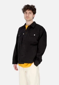 Nuevo Obey CAMISA HOMBRE DIVISION CHAQUETA PIGMENTO NEGRO - Imagen 1 de 7