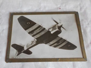 Vintage WW2 Framed post card RAF Hawker Tempest - Picture 1 of 2