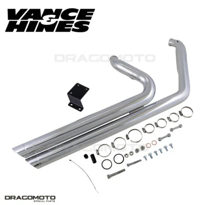 Harley FLSTF 1450 Fat Boy 2000-2006 Big Shot Impianto completo Vance & Hines ... Foto 1 de 4