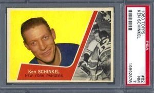 1963 Topps HK #62 PSA 7 Ken Schinkel Rangers 62 - Picture 1 of 2