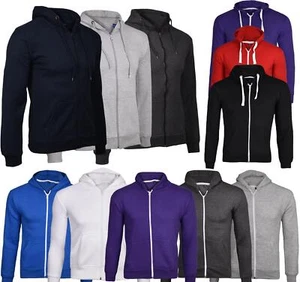 Kids Zip up Hoodie Sweatshirts PE School Jumpers Fleece Hoodies For Boys Girls - Picture 1 of 264